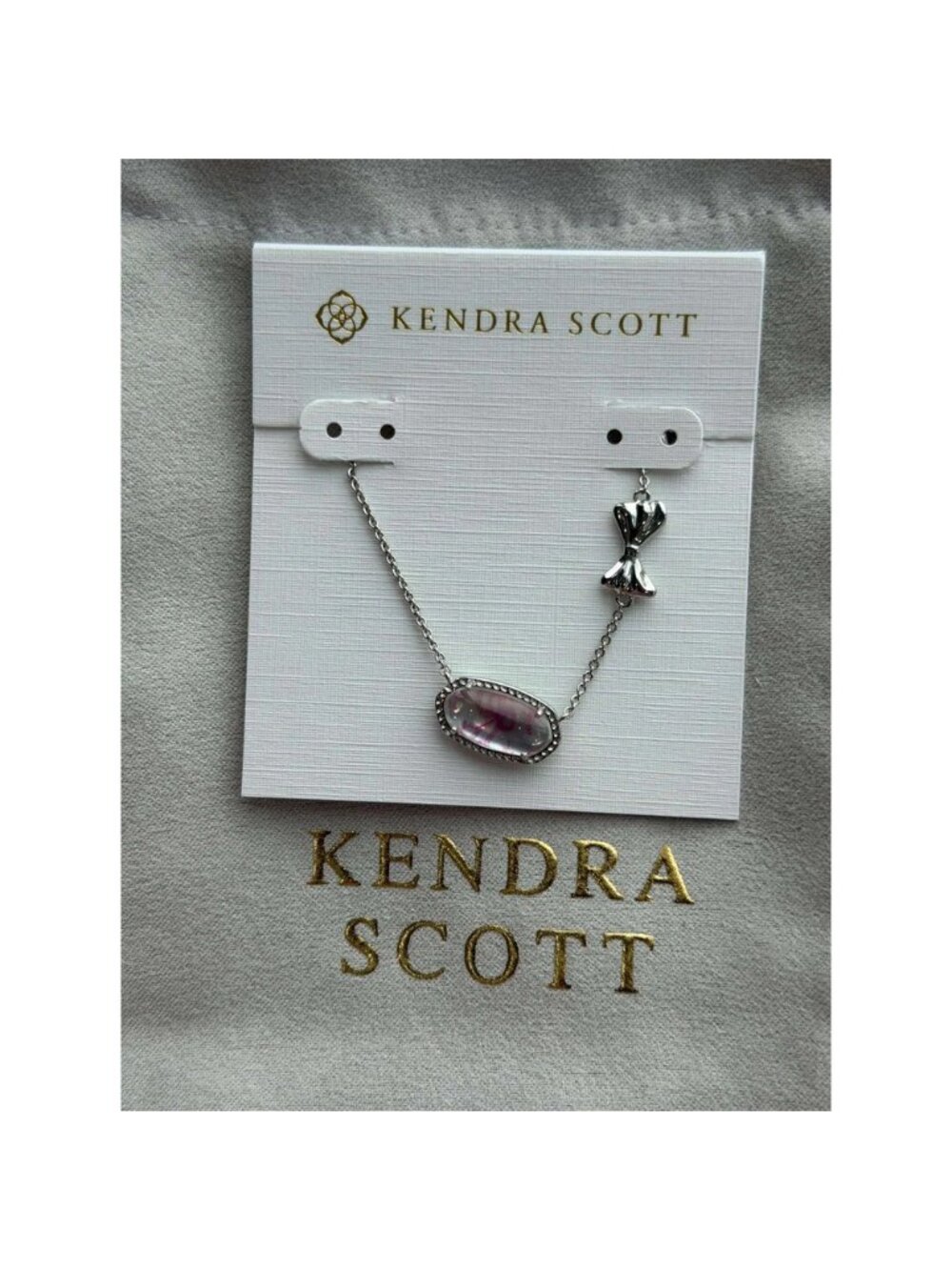 Kendra Scott Pink Pendant Necklace